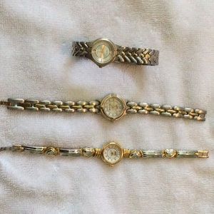 Set of 3 Anne Klein watches.